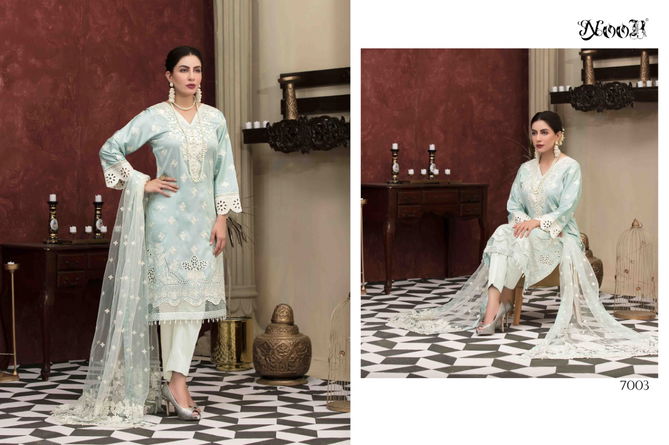 Noor Tawakkal  Latest Fancy  Designer  Casual Wear Printed Pure Cotton  Dress Materials Pakistani Eid Collection